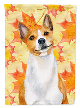 Load image into Gallery viewer, Basenji Fall Flag Canvas House Size BB9953CHF