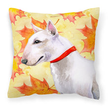 Load image into Gallery viewer, Bull Terrier Fall Fabric Decorative Pillow BB9954PW1818