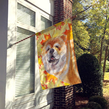 Load image into Gallery viewer, Chow Chow Fall Flag Canvas House Size BB9956CHF