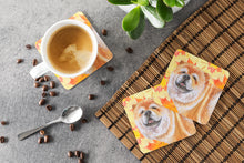 Load image into Gallery viewer, Cane Corso Fall Coasters - Set of 4 Lightweight Foam, Absorbent Drink Coasters