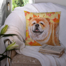 Load image into Gallery viewer, Chow Chow Fall Throw Pillow - 14x14 Decorative Pillow – Art for Your Home &amp; Patio BB9956PW1414