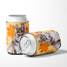 Load image into Gallery viewer, Siberian Husky Grey Fall Can or Bottle Hugger BB9957CC