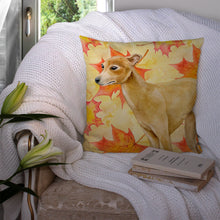 Load image into Gallery viewer, Italian Greyhound Fall Throw Pillow - 14x14 Decorative Pillow – Art for Your Home &amp; Patio BB9959PW1414