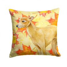 Load image into Gallery viewer, Italian Greyhound Fall Throw Pillow - 14x14 Decorative Pillow – Art for Your Home &amp; Patio BB9959PW1414