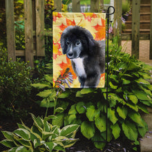 Load image into Gallery viewer, Newfoundland Puppy Fall Garden Flag - Outdoor Decorative Yard Flag BB9960GF