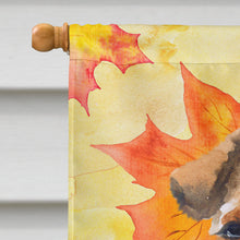 Load image into Gallery viewer, Welsh Terrier Fall Flag Canvas House Size BB9961CHF