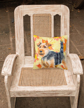 Load image into Gallery viewer, Welsh Terrier Fall Fabric Decorative Pillow BB9961PW1818