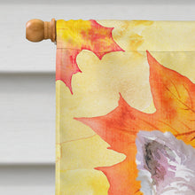 Load image into Gallery viewer, Westie Fall Flag Canvas House Size BB9962CHF