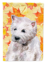 Load image into Gallery viewer, Westie Fall Garden Flag - Outdoor Decorative Yard Flag BB9962GF