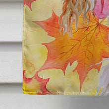 Load image into Gallery viewer, Afghan Hound Fall Flag Canvas House Size BB9963CHF
