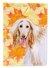 Load image into Gallery viewer, Afghan Hound Fall Flag Canvas House Size BB9963CHF