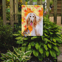 Load image into Gallery viewer, Afghan Hound Fall Garden Flag - Outdoor Decorative Yard Flag BB9963GF