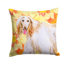 Load image into Gallery viewer, Afghan Hound Fall Throw Pillow - 14x14 Decorative Pillow – Art for Your Home &amp; Patio BB9963PW1414