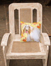 Load image into Gallery viewer, Afghan Hound Fall Fabric Decorative Pillow BB9963PW1818