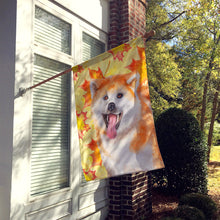 Load image into Gallery viewer, Akita Fall Flag Canvas House Size BB9964CHF