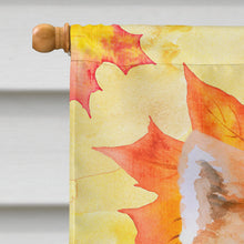Load image into Gallery viewer, Akita Fall Flag Canvas House Size BB9964CHF