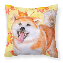 Load image into Gallery viewer, Akita Fall Fabric Decorative Pillow BB9964PW1818