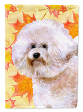 Load image into Gallery viewer, Bichon Frise #2 Fall Flag Canvas House Size BB9966CHF