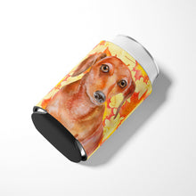 Load image into Gallery viewer, Red Dachshund Fall Can or Bottle Hugger