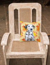 Load image into Gallery viewer, Dalmatian Puppy Fall Fabric Decorative Pillow BB9969PW1818