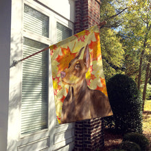 Load image into Gallery viewer, Doberman Pinscher Fall Flag Canvas House Size BB9970CHF