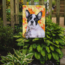 Load image into Gallery viewer, French Bulldog Black White Fall Garden Flag - Outdoor Decorative Yard Flag BB9971GF