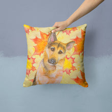 Load image into Gallery viewer, German Shepherd #2 Fall Throw Pillow - 14x14 Decorative Pillow – Art for Your Home &amp; Patio BB9972PW1414
