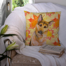 Load image into Gallery viewer, German Shepherd #2 Fall Throw Pillow - 14x14 Decorative Pillow – Art for Your Home &amp; Patio BB9972PW1414