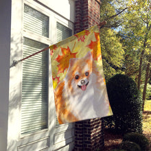 Load image into Gallery viewer, Pomeranian #2 Fall Flag Canvas House Size BB9977CHF