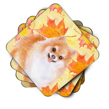 Load image into Gallery viewer, Pomeranian #2 Fall Foam Coaster  BB9977FC