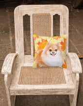 Load image into Gallery viewer, Pomeranian #2 Fall Fabric Decorative Pillow BB9977PW1818