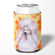 Load image into Gallery viewer, White Standard Poodle Fall Can or Bottle Hugger