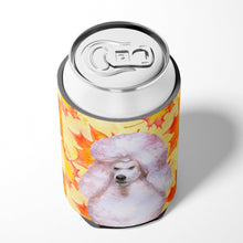 Load image into Gallery viewer, White Standard Poodle Fall Can or Bottle Hugger