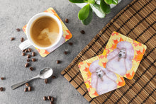 Load image into Gallery viewer, White Standard Poodle Fall Foam Coaster  BB9978FC