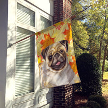 Load image into Gallery viewer, Fawn Pug Fall Flag Canvas House Size BB9979CHF