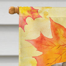 Load image into Gallery viewer, Fawn Pug Fall Flag Canvas House Size BB9979CHF