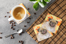 Load image into Gallery viewer, Fawn Pug Fall Foam Coaster  BB9979FC