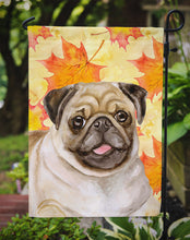 Load image into Gallery viewer, Fawn Pug Fall Garden Flag - Outdoor Decorative Yard Flag BB9979GF