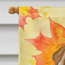 Load image into Gallery viewer, Shar Pei Puppy Fall Flag Canvas House Size BB9980CHF