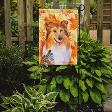 Load image into Gallery viewer, Sheltie Fall Garden Flag - Outdoor Decorative Yard Flag BB9981GF