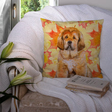 Load image into Gallery viewer, Tibetan Mastiff Fall Throw Pillow - 14x14 Decorative Pillow – Art for Your Home &amp; Patio BB9982PW1414