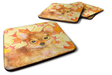Load image into Gallery viewer, Toy Terrier Fall Foam Coaster  BB9983FC