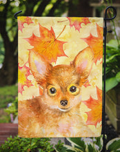 Load image into Gallery viewer, Toy Terrier Fall Garden Flag - Outdoor Decorative Yard Flag BB9983GF