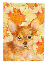 Load image into Gallery viewer, Toy Terrier Fall Garden Flag - Outdoor Decorative Yard Flag BB9983GF