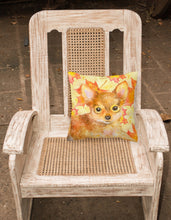 Load image into Gallery viewer, Toy Terrier Fall Fabric Decorative Pillow BB9983PW1818