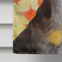 Load image into Gallery viewer, Miniature Pinscher #2 Fall Flag Canvas House Size BB9985CHF