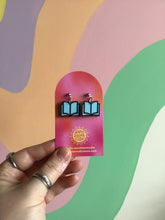 Load image into Gallery viewer, Single Open Book Earrings