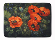 Load image into Gallery viewer, Poppies by Daphne Baxter Machine Washable Memory Foam Mat BDBA0007RUG