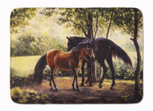 Load image into Gallery viewer, Horses by Daphne Baxter Machine Washable Memory Foam Mat BDBA0055RUG