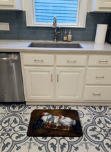 Load image into Gallery viewer, Roosting Rooster and Chickens Machine Washable Memory Foam Mat BDBA0081RUG